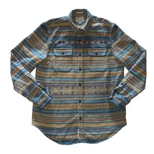 Lucky Brand Men’s Cotton Flannel Button Down Long Sleeve Shirt